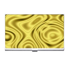 Golden Wave  Business Card Holder by Sabelacarlos