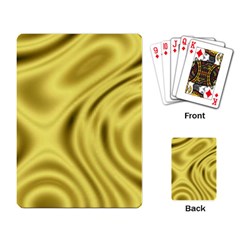 Golden Wave  Playing Cards Single Design (rectangle) by Sabelacarlos