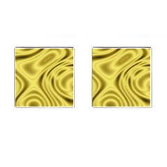 Golden Wave  Cufflinks (square) by Sabelacarlos