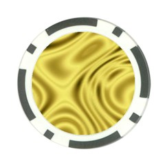 Golden Wave  Poker Chip Card Guard by Sabelacarlos