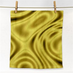 Golden Wave  Face Towel by Sabelacarlos