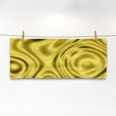 Golden Wave  Hand Towel by Sabelacarlos