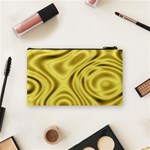 Golden wave  Cosmetic Bag (Small) Back