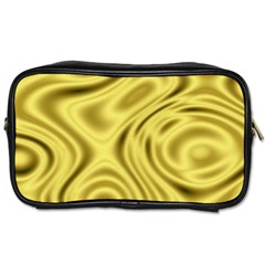 Golden Wave  Toiletries Bag (one Side) by Sabelacarlos