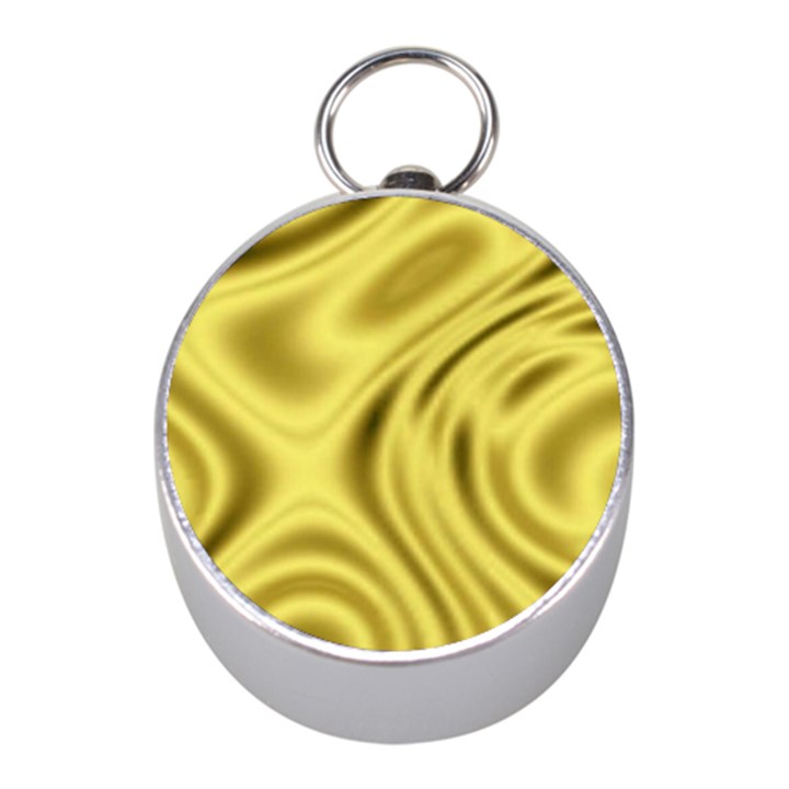 Golden wave  Mini Silver Compasses