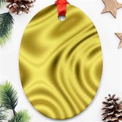 Golden Wave  Ornament (oval)