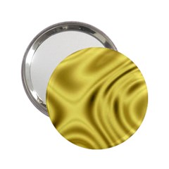 Golden Wave  2 25  Handbag Mirrors