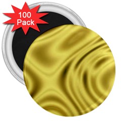 Golden Wave  3  Magnets (100 Pack)