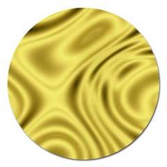 Golden Wave  Magnet 5  (round)