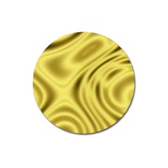 Golden Wave  Magnet 3  (round)