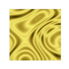 Golden Wave  Small Satin Scarf (square)