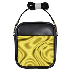 Golden Wave  Girls Sling Bag by Sabelacarlos