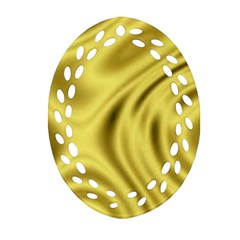 Golden Wave  Ornament (oval Filigree)