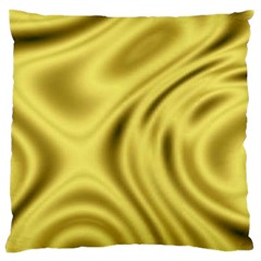 Golden Wave  Large Cushion Case (one Side)