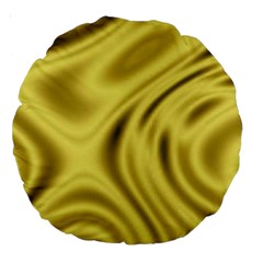 Golden Wave  Large 18  Premium Round Cushions