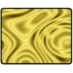 Golden Wave  Double Sided Fleece Blanket (medium) 