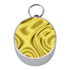 Golden Wave  Mini Silver Compasses