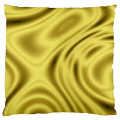 Golden Wave  Standard Flano Cushion Case (one Side) by Sabelacarlos