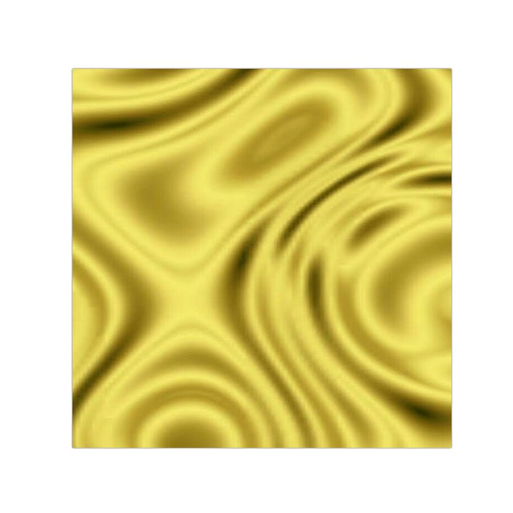 Golden wave  Small Satin Scarf (Square)