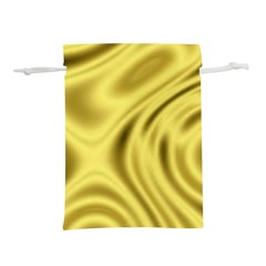 Golden Wave  Lightweight Drawstring Pouch (s) by Sabelacarlos