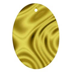 Golden Wave  Ornament (oval)