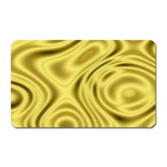 Golden Wave  Magnet (rectangular)