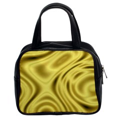 Golden Wave Classic Handbag (two Sides)