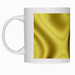 Golden Wave White Mugs by Sabelacarlos