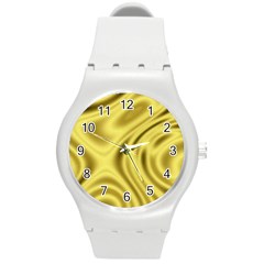 Golden Wave Round Plastic Sport Watch (m) by Sabelacarlos