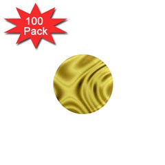 Golden Wave 1  Mini Magnets (100 Pack)  by Sabelacarlos