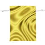 Golden Wave  Lightweight Drawstring Pouch (XL) Front