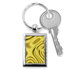 Golden Wave Key Chain (rectangle) by Sabelacarlos