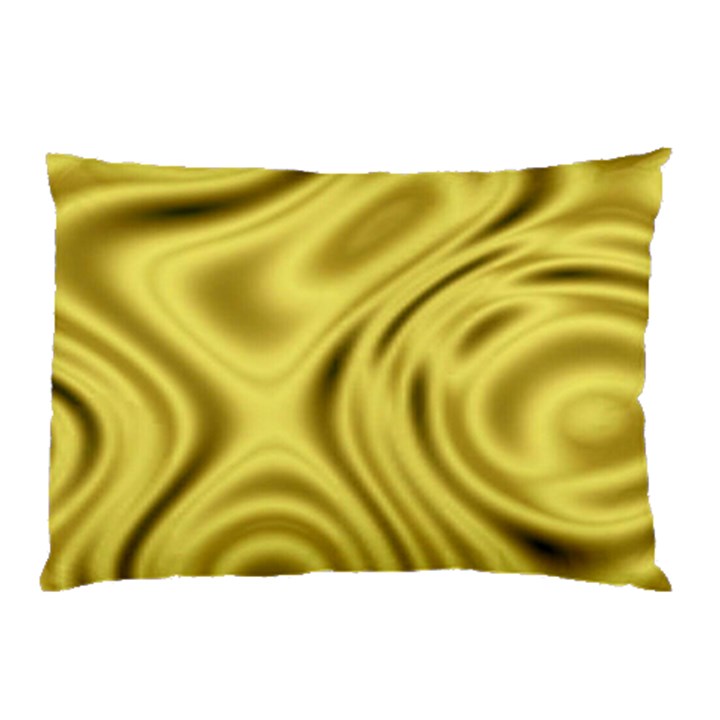 Golden Wave Pillow Case (Two Sides)