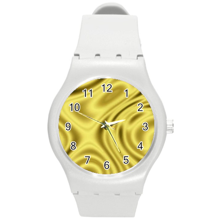 Golden Wave Round Plastic Sport Watch (M)