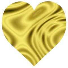 Golden Wave Wooden Puzzle Heart