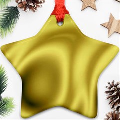 Golden Wave 2 Ornament (star) by Sabelacarlos