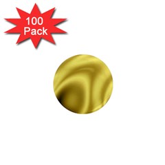 Golden Wave 2 1  Mini Magnets (100 Pack)  by Sabelacarlos