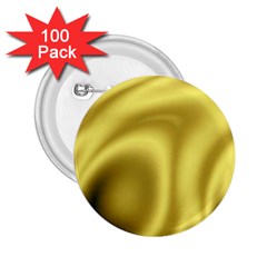 Golden Wave 2 2 25  Buttons (100 Pack)  by Sabelacarlos