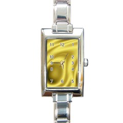 Golden Wave 2 Rectangle Italian Charm Watch by Sabelacarlos