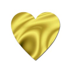 Golden Wave 2 Heart Magnet by Sabelacarlos