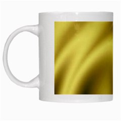 Golden Wave 2 White Mugs by Sabelacarlos