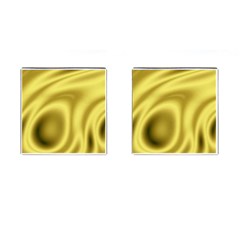 Golden Wave 2 Cufflinks (square) by Sabelacarlos