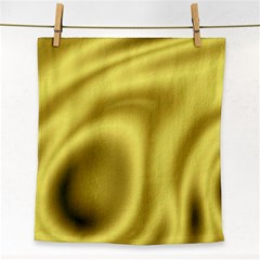 Golden Wave 2 Face Towel by Sabelacarlos