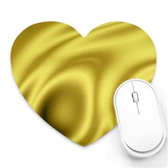 Golden Wave 2 Heart Mousepads by Sabelacarlos