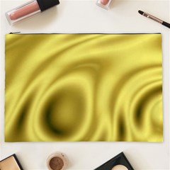 Golden Wave 2 Cosmetic Bag (xxl) by Sabelacarlos