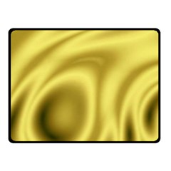 Golden Wave 2 Fleece Blanket (small) by Sabelacarlos