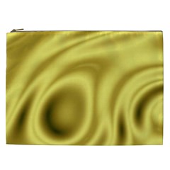 Golden Wave 2 Cosmetic Bag (xxl) by Sabelacarlos