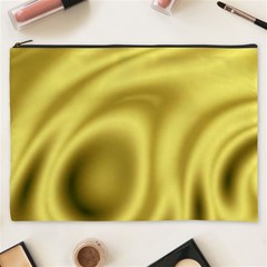 Golden Wave 2 Cosmetic Bag (xxxl) by Sabelacarlos