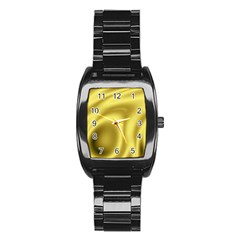 Golden Wave 2 Stainless Steel Barrel Watch by Sabelacarlos