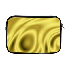 Golden Wave 2 Apple Macbook Pro 17  Zipper Case by Sabelacarlos